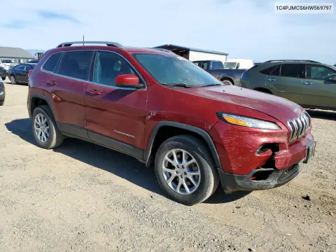 2017 Jeep Cherokee Latitude VIN 1C4PJMCS6HW569797 фото 4