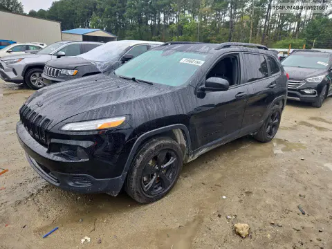 1C4PJMAB4HW621687 — 2017 Jeep Cherokee, Передняя часть, фото до ремонта