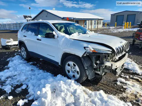 2017 Jeep Cherokee Sport VIN 1C4PJMAB9HW581090 фото 4