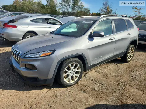 1C4PJLCB9HW586247 — 2017 Jeep Cherokee, Передняя часть, фото до ремонта
