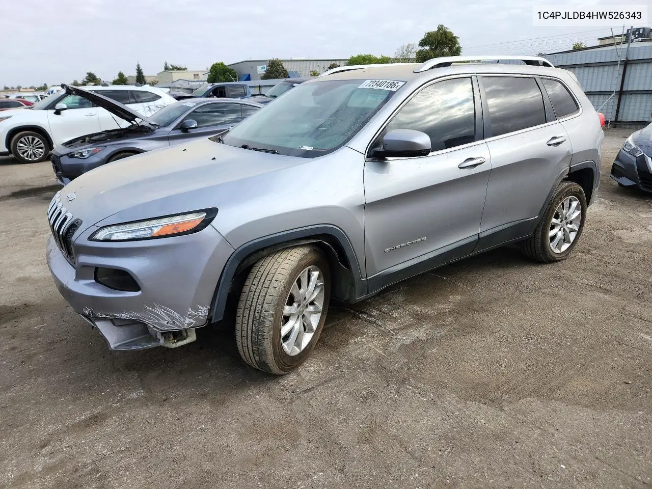 2017 Jeep Cherokee Limited VIN 1C4PJLDB4HW526343 фото 1