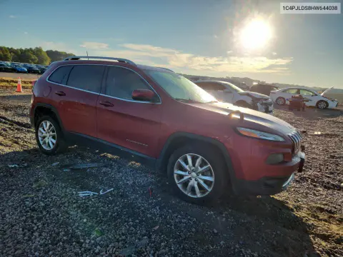2017 Jeep Cherokee Limited VIN 1C4PJLDS8HW644038 фото 4