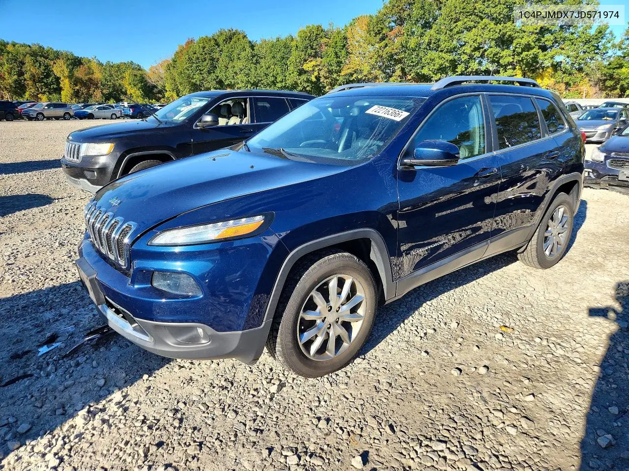 2018 Jeep Cherokee Limited VIN 1C4PJMDX7JD571974 фото 1