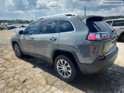 1C4PJLLB3KD404058 — 2019 Jeep Cherokee, фото 2 с аукциона Copart, Передняя часть