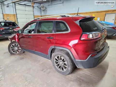 2019 Jeep Cherokee Latitude Plus VIN 1C4PJMLB5KD101224 фото 2