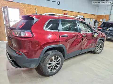 2019 Jeep Cherokee Latitude Plus VIN 1C4PJMLB5KD101224 фото 3