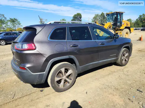 2019 Jeep Cherokee Limited VIN 1C4PJMDX0KD322871 фото 3