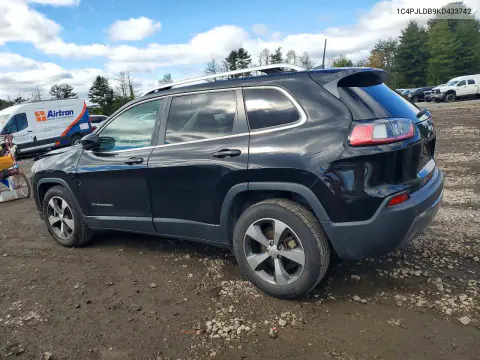 2019 Jeep Cherokee Limited VIN 1C4PJLDB9KD433742 фото 2