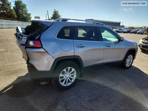 2019 Jeep Cherokee Latitude VIN 1C4PJMCB6KD311069 фото 3