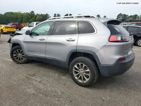 2019 Jeep Cherokee Latitude Plus VIN 1C4PJMLB9KD136882 фото 2