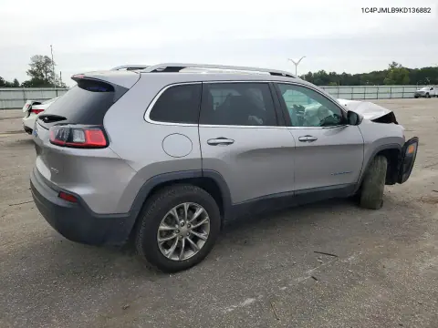 2019 Jeep Cherokee Latitude Plus VIN 1C4PJMLB9KD136882 фото 3