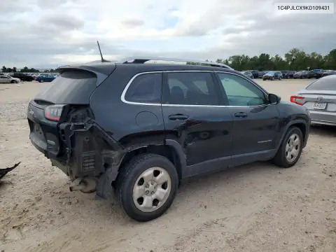 1C4PJLCX9KD109431 — 2019 Jeep Cherokee, фото 3 с аукциона Copart 20.10.2026, Задняя часть