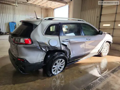 2019 Jeep Cherokee Latitude VIN 1C4PJMCB6KD311816 фото 3