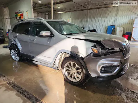 2019 Jeep Cherokee Latitude VIN 1C4PJMCB6KD311816 фото 4