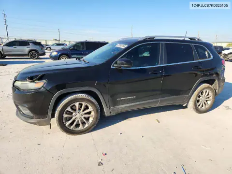 1C4PJLCB7KD325105 — 2019 Jeep Cherokee, Передняя часть, фото до ремонта
