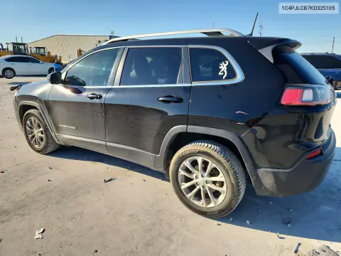 2019 Jeep Cherokee Latitude VIN 1C4PJLCB7KD325105 фото 2