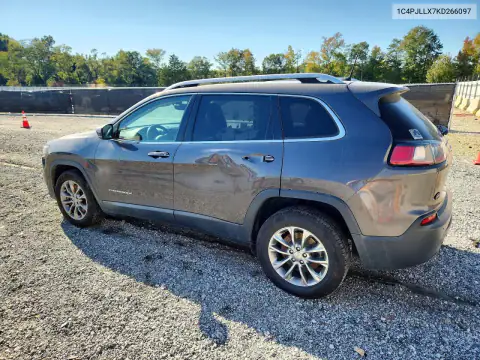 1C4PJLLX7KD266097 — 2019 Jeep Cherokee, фото 2 с аукциона Copart, Боковая часть