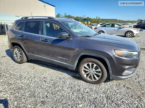 1C4PJLLX7KD266097 — 2019 Jeep Cherokee, фото 4 с аукциона Copart, Боковая часть
