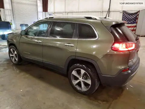 1C4PJMDX6KD197939 — 2019 Jeep Cherokee, фото 2 с аукциона Copart, Передняя часть