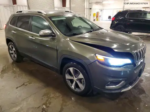 1C4PJMDX6KD197939 — 2019 Jeep Cherokee, фото 4 с аукциона Copart, Передняя часть