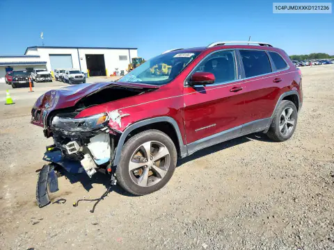 1C4PJMDXXKD121236 — 2019 Jeep Cherokee, Передняя часть, фото до ремонта