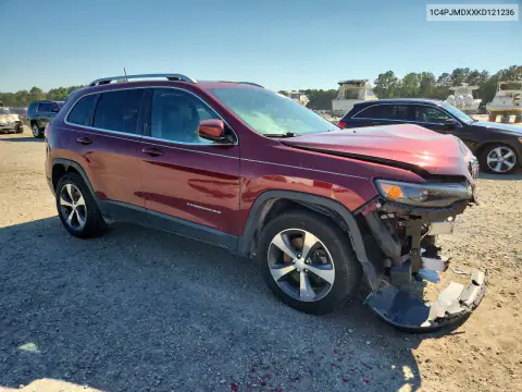 1C4PJMDXXKD121236 — 2019 Jeep Cherokee, фото 4 с аукциона Copart, Передняя часть