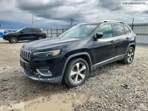 1C4PJLDB1KD201796 — 2019 Jeep Cherokee, Мелкие вмятины и царапины, фото до ремонта