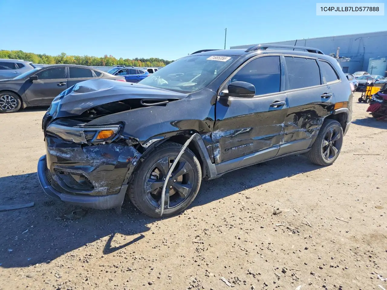 2020 Jeep Cherokee Latitude Plus VIN 1C4PJLLB7LD577888 фото 1