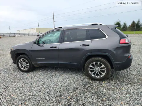2020 Jeep Cherokee Latitude Plus VIN 1C4PJMLB1LD650632 фото 2