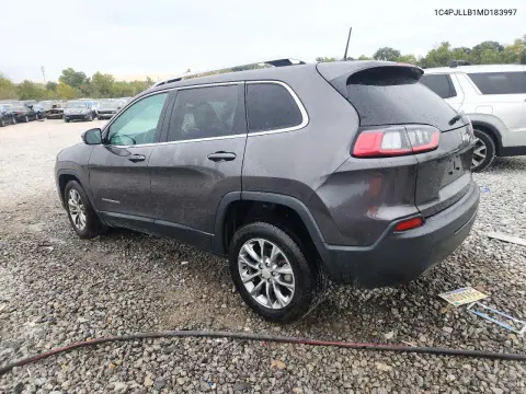 2021 Jeep Cherokee Latitude Plus VIN 1C4PJLLB1MD183997 фото 2