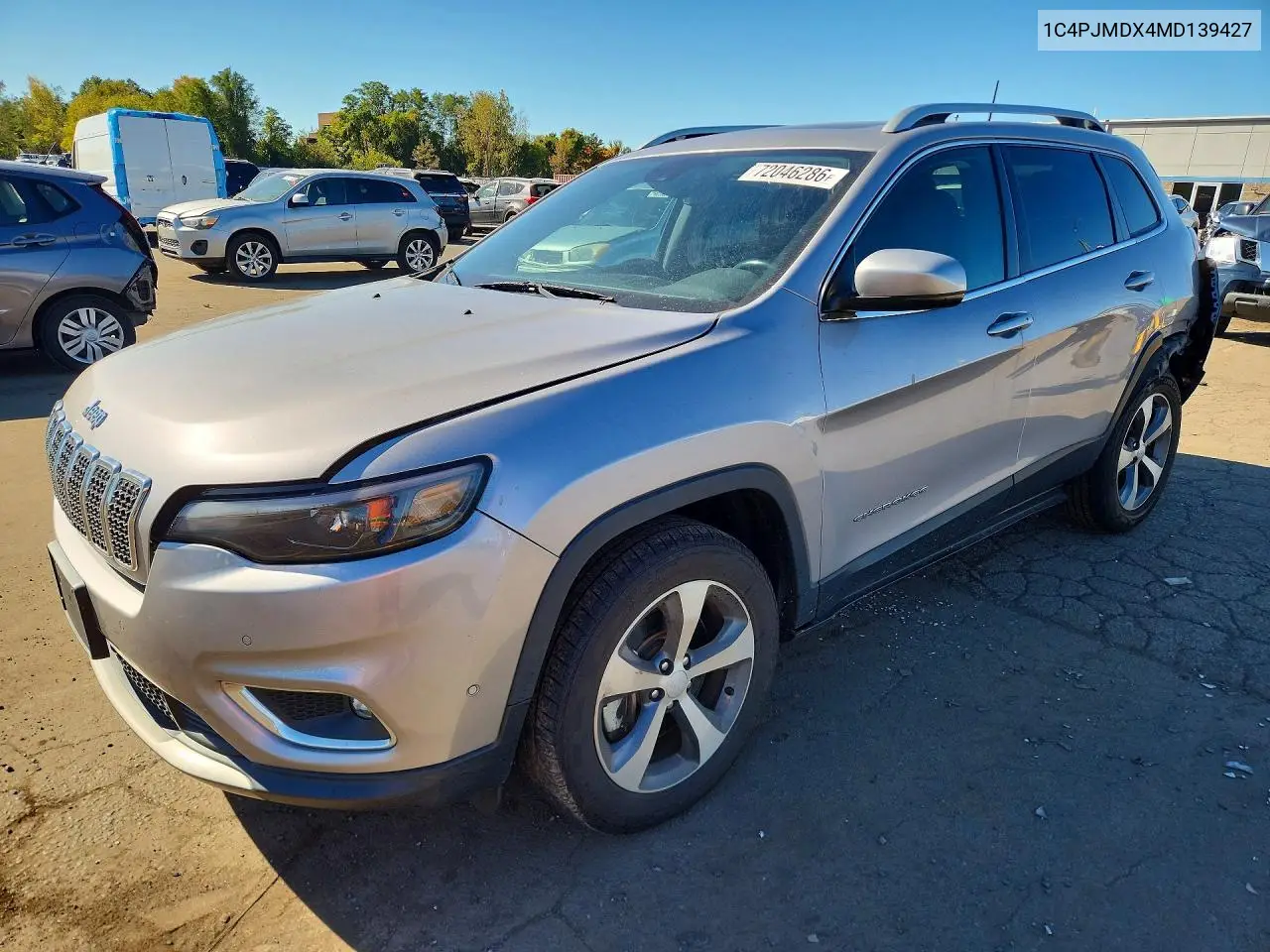 2021 Jeep Cherokee Limited VIN 1C4PJMDX4MD139427 фото 1