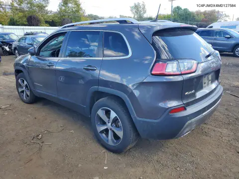 1C4PJMDX4MD127584 — 2021 Jeep Cherokee, фото 2 с аукциона Copart, Передняя часть