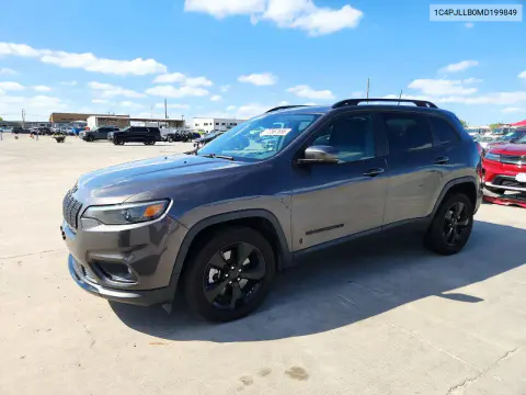 1C4PJLLB0MD199849 — 2021 Jeep Cherokee, Задняя часть, фото до ремонта