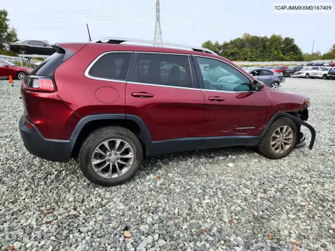 2021 Jeep Cherokee Latitude Lux VIN 1C4PJMMXXMD167409 фото 3