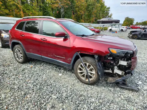 2021 Jeep Cherokee Latitude Lux VIN 1C4PJMMXXMD167409 фото 4