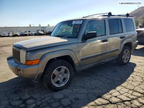 1J8HH48N56C212721 — 2006 Jeep Commander, Мелкие вмятины и царапины, фото до ремонта
