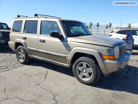2006 Jeep Commander VIN 1J8HH48N56C212721 фото 4