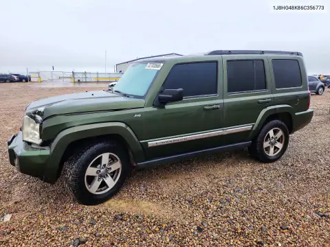 1J8HG48K86C356773 — 2006 Jeep Commander, Передняя часть, фото до ремонта