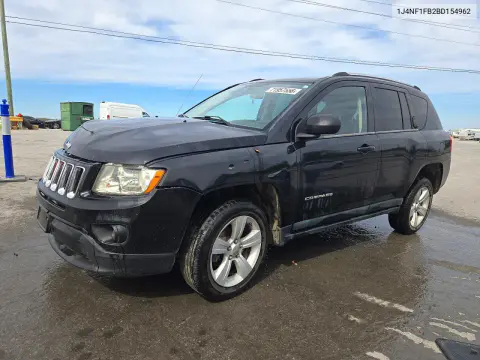 1J4NF1FB2BD154962 — 2011 Jeep Compass, Передняя часть, фото до ремонта