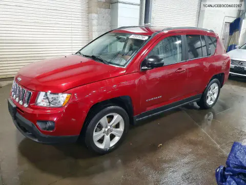 1C4NJCEB3CD602287 — 2012 Jeep Compass, Задняя часть, фото до ремонта