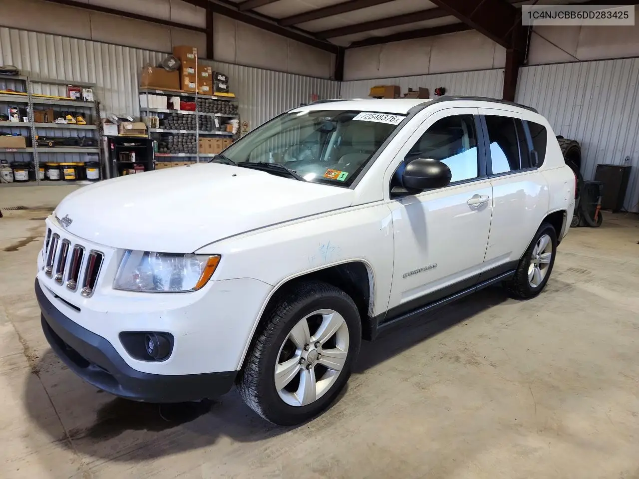 2013 Jeep Compass Sport VIN 1C4NJCBB6DD283425 фото 1
