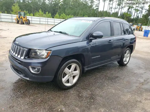 1C4NJCEA3ED674813 — 2014 Jeep Compass, Передняя часть, фото до ремонта