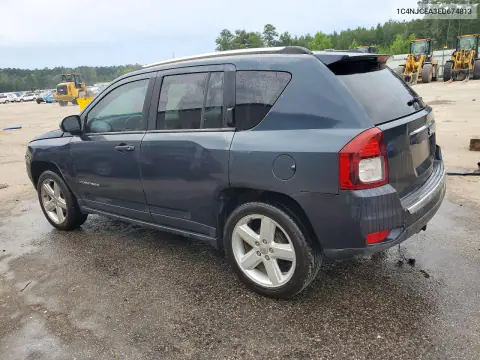 2014 Jeep Compass Latitude VIN 1C4NJCEA3ED674813 фото 2
