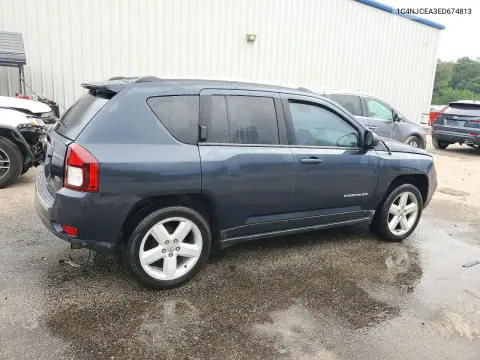 2014 Jeep Compass Latitude VIN 1C4NJCEA3ED674813 фото 3
