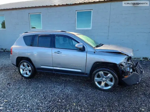 2014 Jeep Compass Latitude VIN 1C4NJDEB2ED846974 фото 4