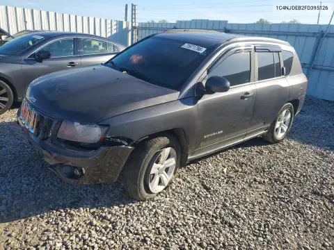 1C4NJDEB2FD395126 — 2015 Jeep Compass, Передняя часть, фото до ремонта