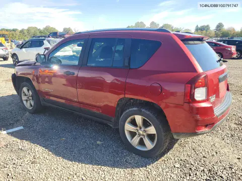 2016 Jeep Compass Sport VIN 1C4NJDBB1GD791747 фото 2