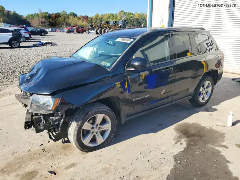 1C4NJDEB7GD752978 — 2016 Jeep Compass, Передняя часть, фото до ремонта