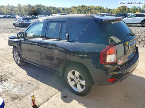 2016 Jeep Compass Latitude VIN 1C4NJDEB7GD752978 фото 2