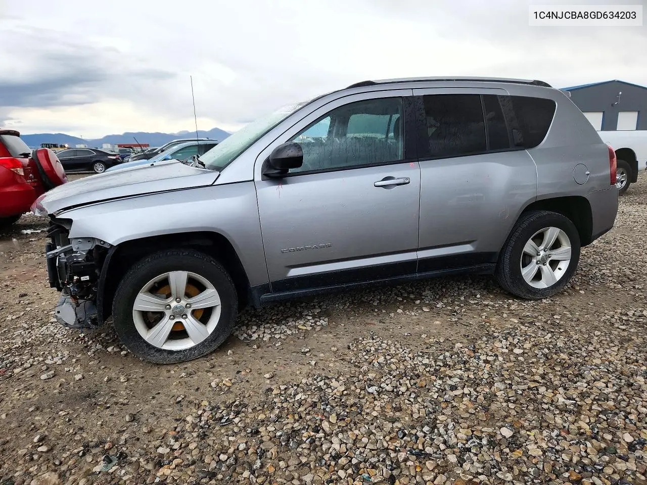 2016 Jeep Compass Sport VIN 1C4NJCBA8GD634203 фото 1